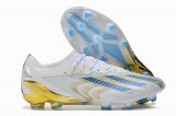 2023 Adidas Messi full knit FG football shoes white yellow