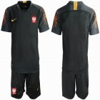 2018 World Cup Poland black goalkeeper soccer jersey