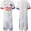 2020-2021 Olympique Lyonnais club white soccer jerseys home