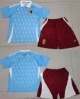 2024-2025 Belgium team skyblue red Soccer Jerseys away