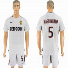 2016-2017 Monaco club NASCIMENTO #5 white soccer jerseys away