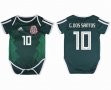 2018 World cup Mexico #10 G.DOS SANTOS green soccer baby clothes home