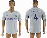 2017-2018 Chelsea #4 FABREGAS Thailand Version gray soccer jersey away