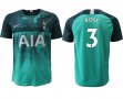 2018-2019 Tottenham Hotspur #3 ROSE thailand version green soccer jersey away