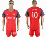 2017-2018 Toronto FC club #10 GIOVINCO red soccer jersey home