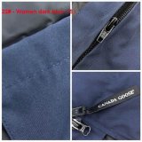 Women Canada Goose Down Chilliwack Bomber Hooded Warm Coat Fur Windbreaker parka 22-dark blue 05