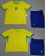2024-2025 Brazil team yellow blue soccer jerseys home