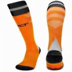 2024-2025 Real Madrid Club orange kid soccer socks away