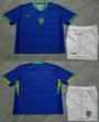 2024-2025 Brazil team blue white soccer jerseys away