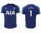 2018-2019 Tottenham Hotspur #1 LLORIS thailand version blue soccer jersey away