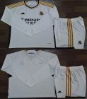 2023-2024 Real Madrid club white long sleeves soccer jerseys home