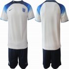 2022 World Cup England white blue soccer jerseys home