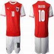 2021 Austria team 10 GRILLITSCH red soccer jersey home