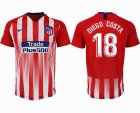 2018-2019 Atletico Madrid thailand version #18 DIEGO COSTA red soccer jersey home