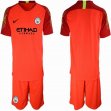 2018-2019 Manchester City FC red goalkeeper soccer jerseys