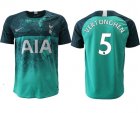 2018-2019 Tottenham Hotspur #5 VERTONGHEN thailand version green soccer jersey away