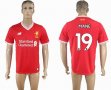 2017-2018 Liverpool Thailand version #19 MANE red soccer jersey home