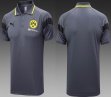 2023-2024 Dortmund Club gray polo soccer shirts C989
