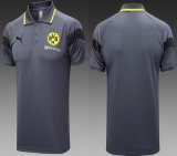 2023-2024 Dortmund Club gray polo soccer shirts C989