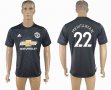 2017-2018 Manchester united #22 MKHITARYAN thailand version black soccer jersey away