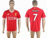 2017-2018 Liverpool Thailand version #7 MILNER red soccer jersey home