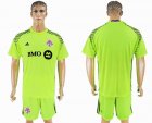 2017-2018 Toronto FC fluorescent green goalkeeper soccer jersey