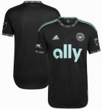 2022-23 Charlotte FC thailand version Black Soccer Jersey Away