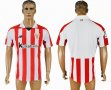 2017-2018 Athletic Bilbao thailand version white red soccer jersey home