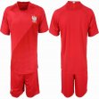 2021 Poland Team red soccer jersey away