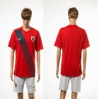 2016 Norway team red soccer jersey home