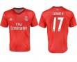 2018-2019 Real Madrid second thailand version #17 LUCAS V. red soccer jerseys away