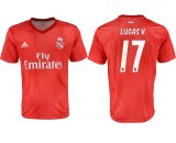 2018-2019 Real Madrid second thailand version #17 LUCAS V. red soccer jerseys away