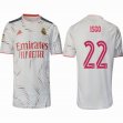 2021-2022 Real Madrid club thailand version #22 ISCO white soccer uniforms home