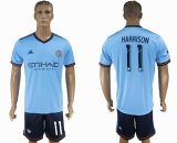 2017-2018 New York City FC #11 HARRISON skyblue soccer jerseys home