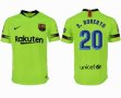 2018-2019 Barcelona thailand version #20 S.ROBERTO green soccer jersey away