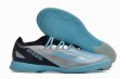 2023 Adidas X series fully knitted flat MD sole football shoes gray black blue