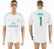 2017-2018 Real Madrid Thailand version #1 NAVAS white soccer jersey home