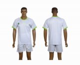 2014 Algeria world cup white soccer uniforms home