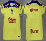 2023-2024 Americas thailand version yellow soccer jerseys home