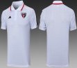 2023-2024 Sao Paulo club white polo soccer shirts C1028