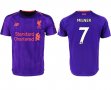 2018-2019 Liverpool Thailand version #7 MILNER purple soccer jerseys away