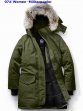 Women Canada Goose Down Chilliwack Bomber Hooded Warm Coat Fur Windbreaker parka 07-Military color