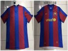 Barcelona thailand version throwback red blue soccer jersey 50th Anniversary Edition