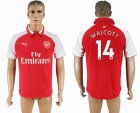 2017-20178 Arsenal Thailand version #14 WALCOTT red soccer jersey home