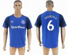 2017-2018 Everton FC thailand version #6 JAGIELKA blue soccer jersey home