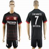 2016-2017 Bayer 04 Leverkusen CHICHARITO #7 blue soccer jerseys home