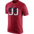 Professional customized Houston Texans T-Shirts red
