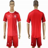 2016 Denmark national team red soccer jerey home