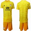 2019-2020 Olympique Lyonnais yellow goalkeeper soccer jerseys