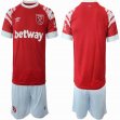 2022-2023 West Ham United club red white soccer jerseys home